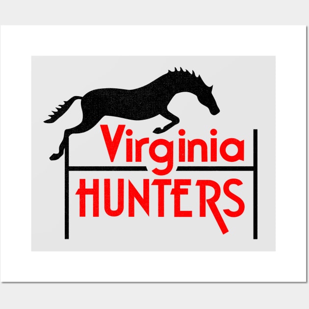 Defunct Virginia Hunters AFA Football 1981 Wall Art by LocalZonly